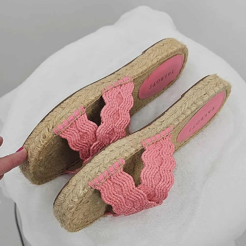 Talbots Hester Raffia Sandal Size 9 - Picture 3 of 7